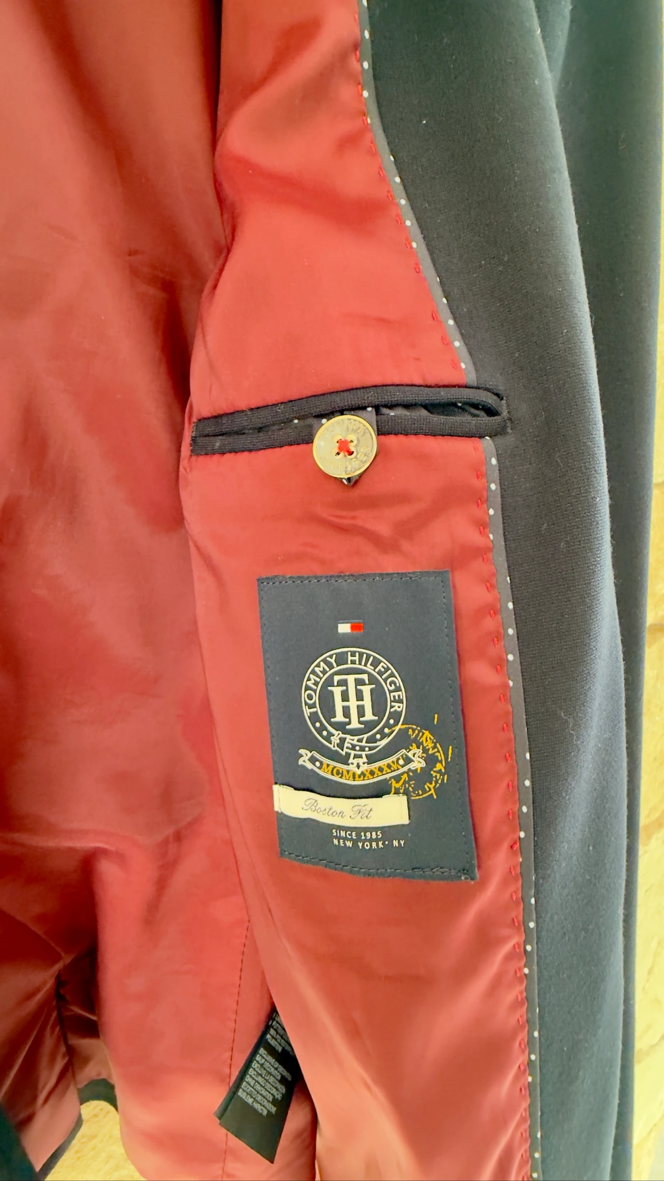 Marineblauwe blazer dames maat EU 10 Tommy Hilfiger – photo 6
